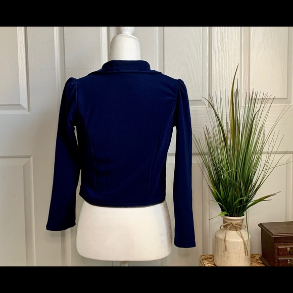 ‼️CLEARANCE ‼️Now $7 only! Blue Open Blazer - Picture 3 of 4